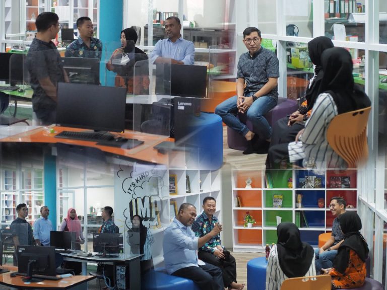 Kunjungan KOFFandGOLD-Dudika Animasi di SMK Plus NU Sidoarjo